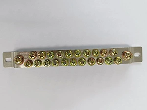 Barra colectora de cobre