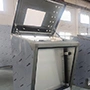 Consola de operador independiente tipo piano